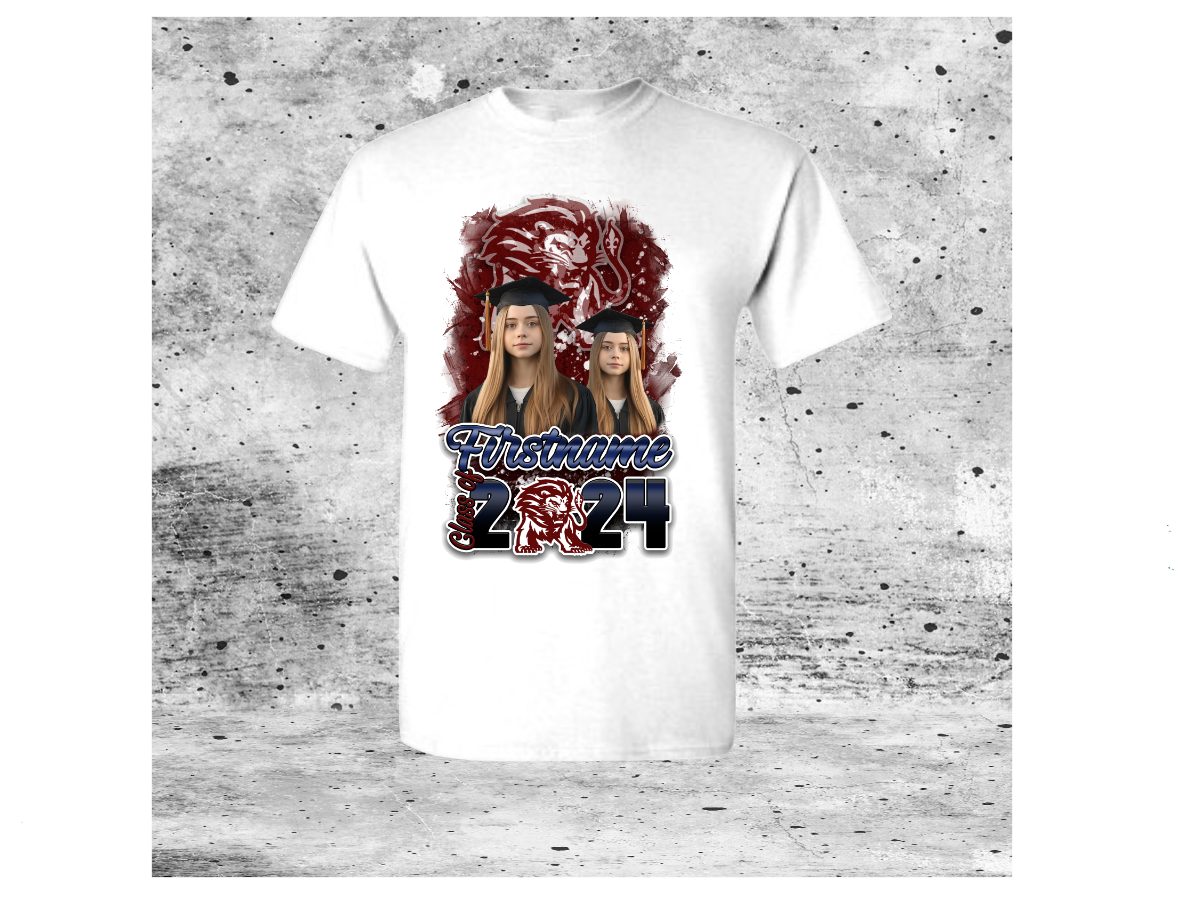 2024 Grad T- Shirt with Mascot