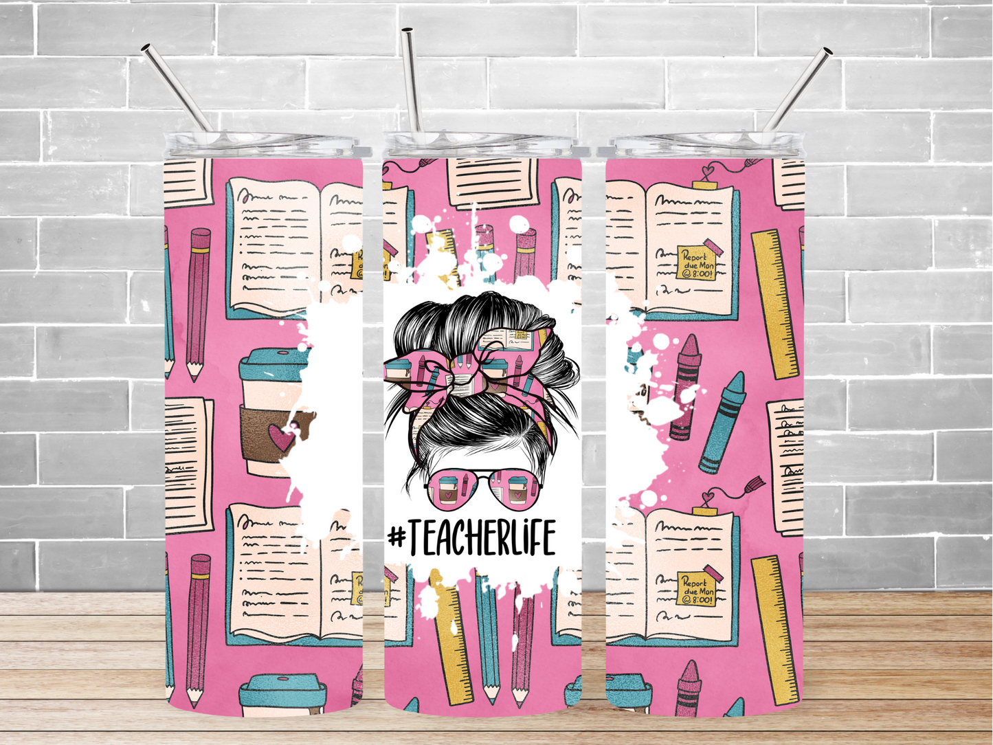 20 oz. Teacher Life Tumbler