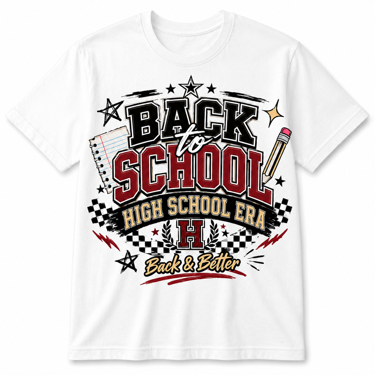Back to School First Day T-Shirts (Pre-K – High School)
