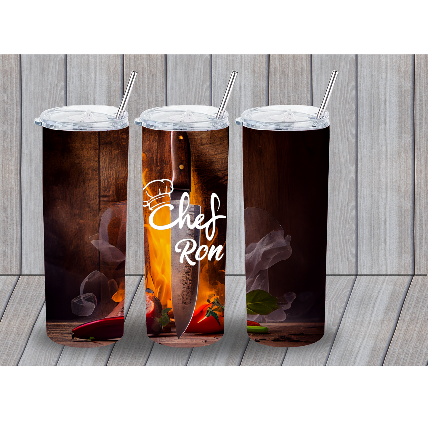 20 oz. Chef Theme Tumbler
