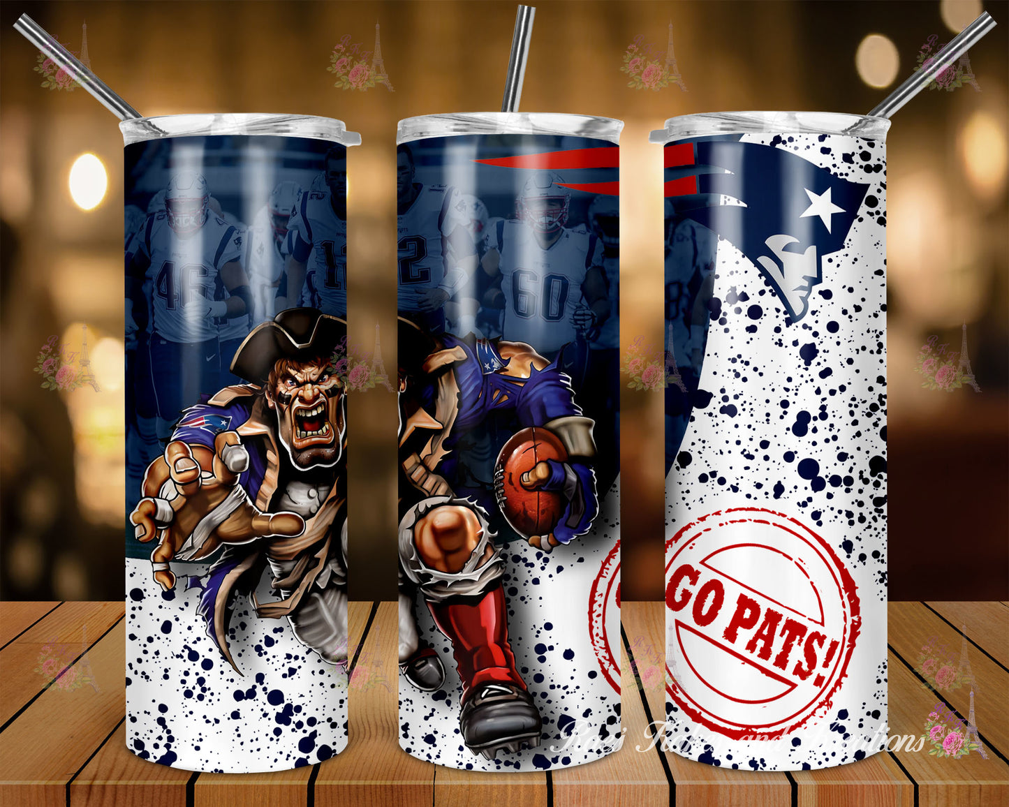 20 oz. Sport Team Theme Tumbler