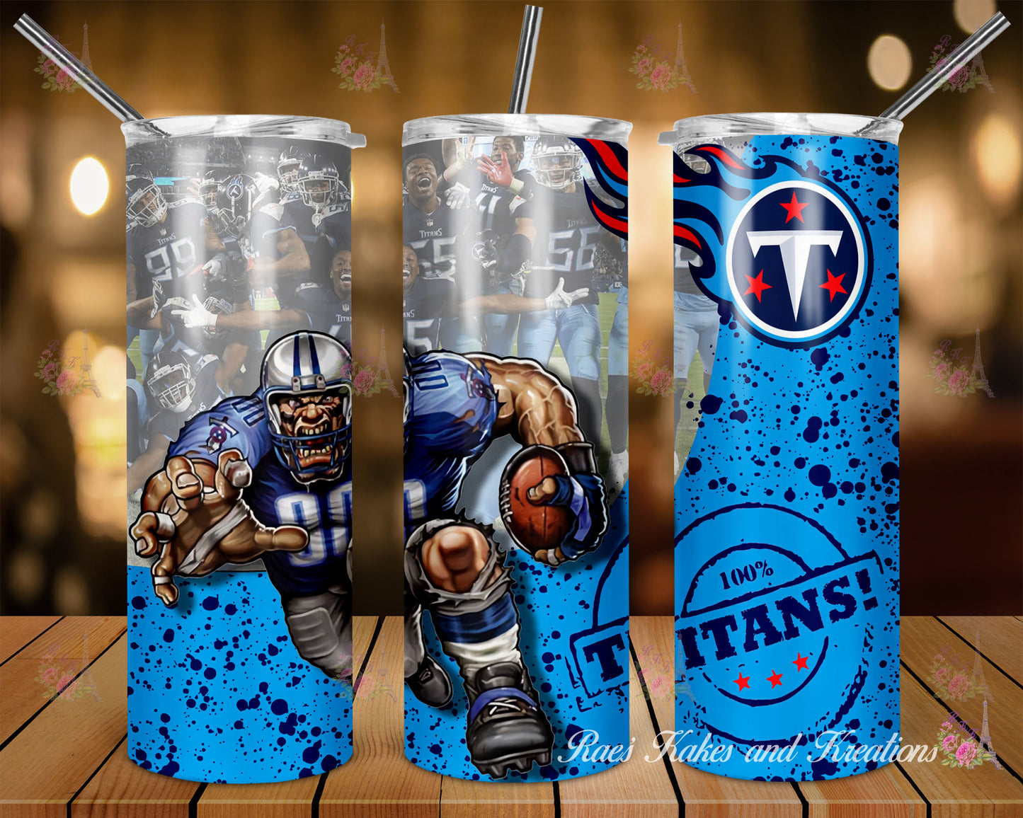 20 oz. Sport Team Theme Tumbler