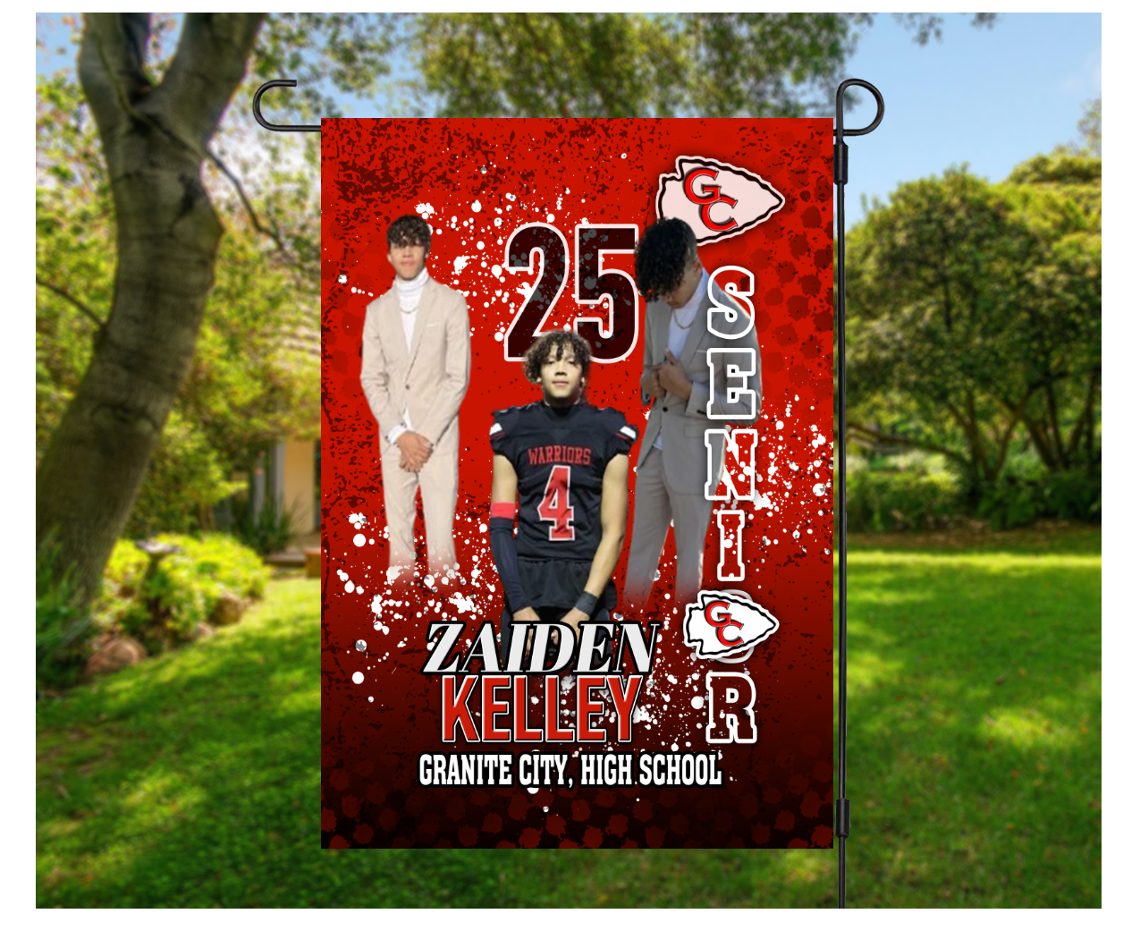 Graduation Garden Flag 2025