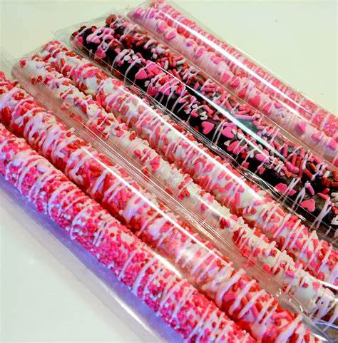 Chocolate Covered Pretzels Rods Dz.