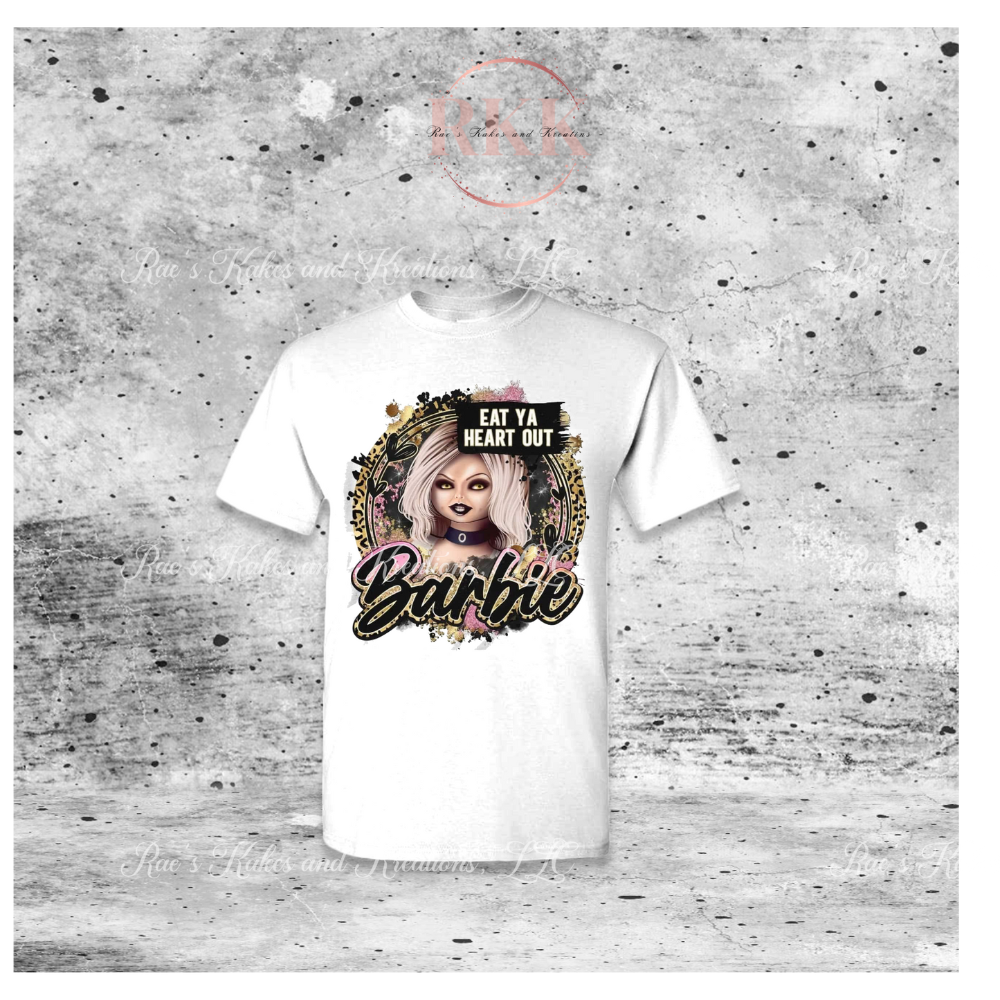 Chucky Bride Eat Your Heart Out Barbie T-Shirt