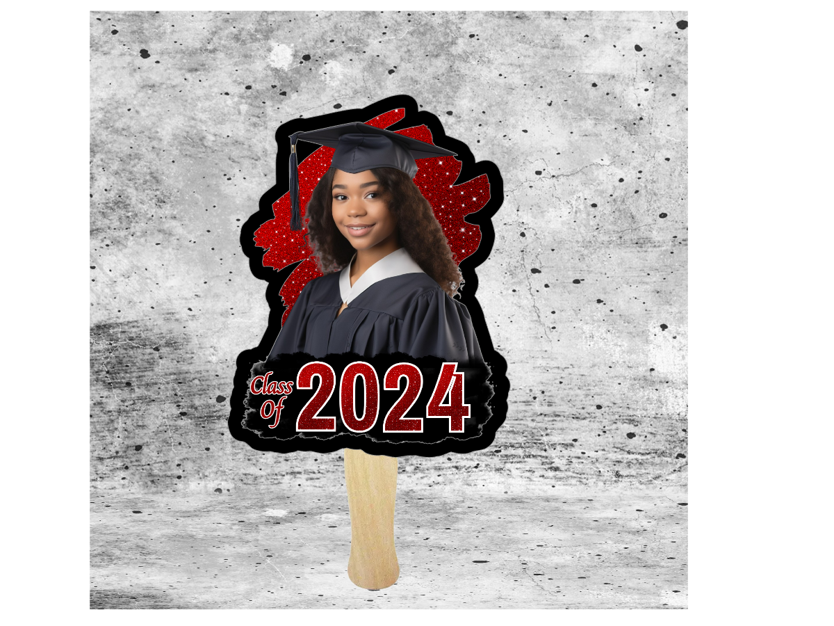 Grad Photo Fan 2024 Highschool, College, Elementary