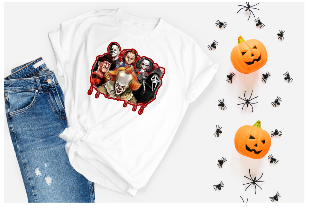 Horror Friends Halloween T- Shirt