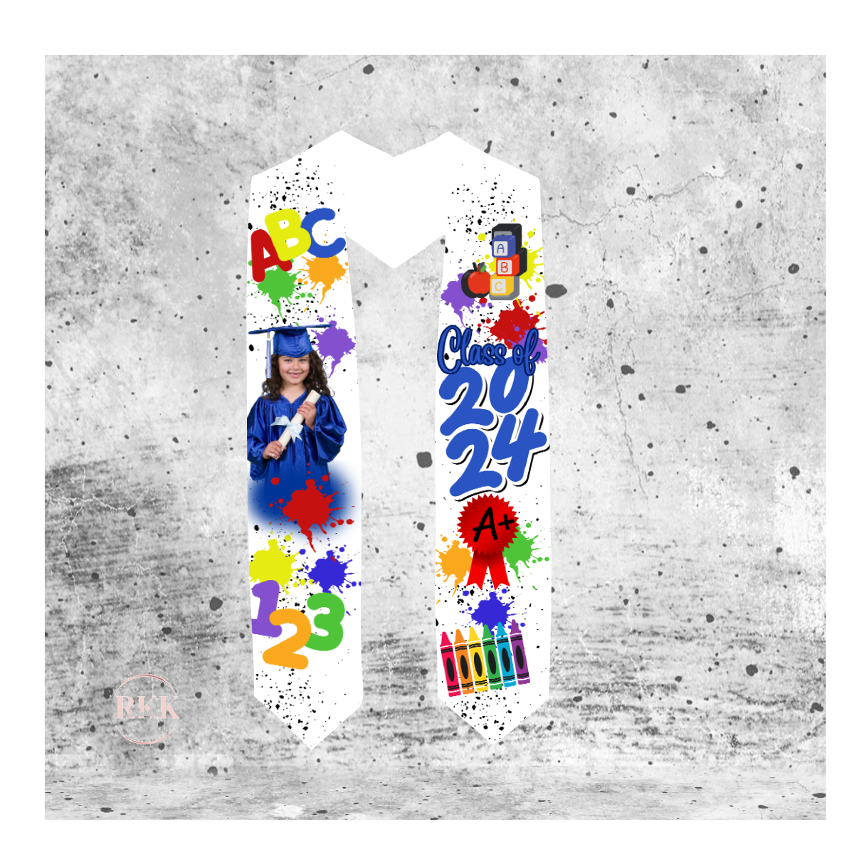 Kids Graduation Stole ,Class of 2024