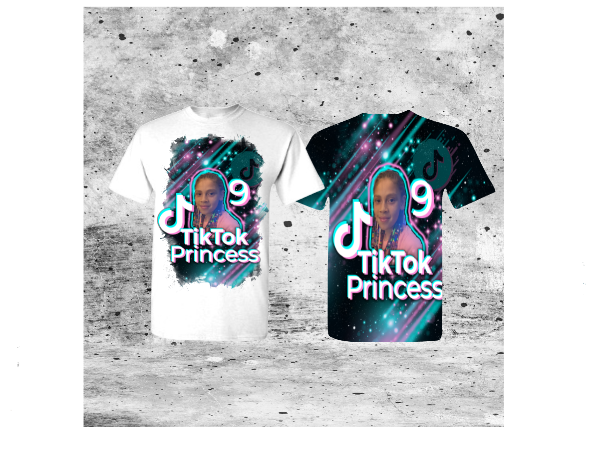 Tik Tok Theme Birthday T- Shirt