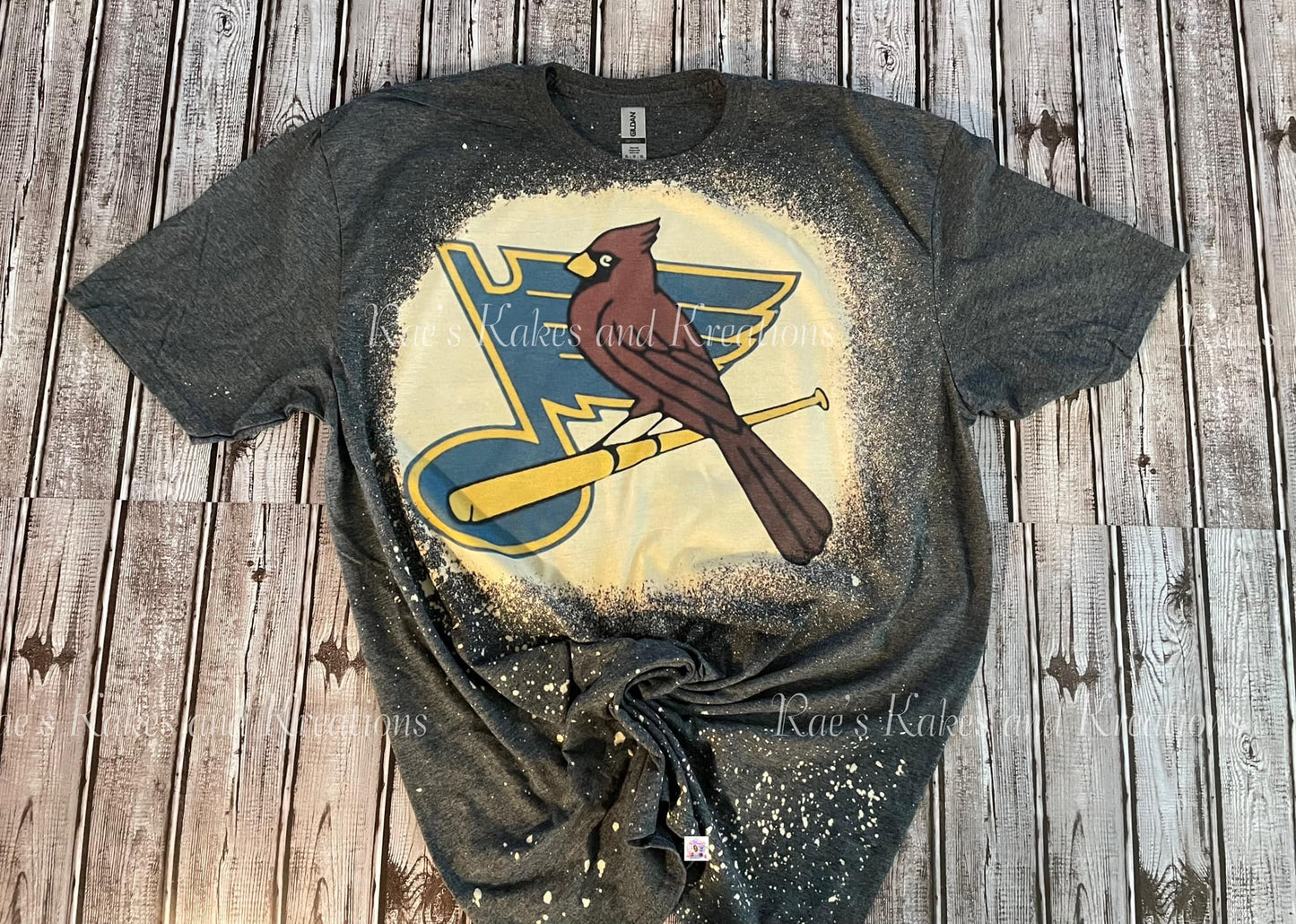 STL Cardinal and Blues T-shirt