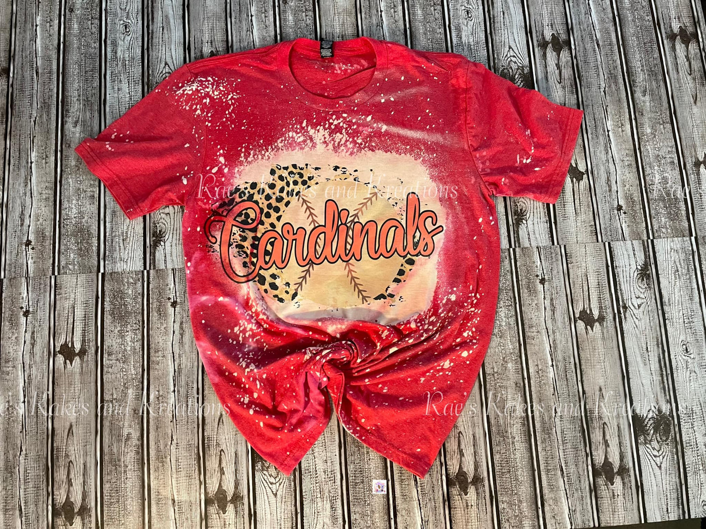Cardinals Leopard Print T-shirt