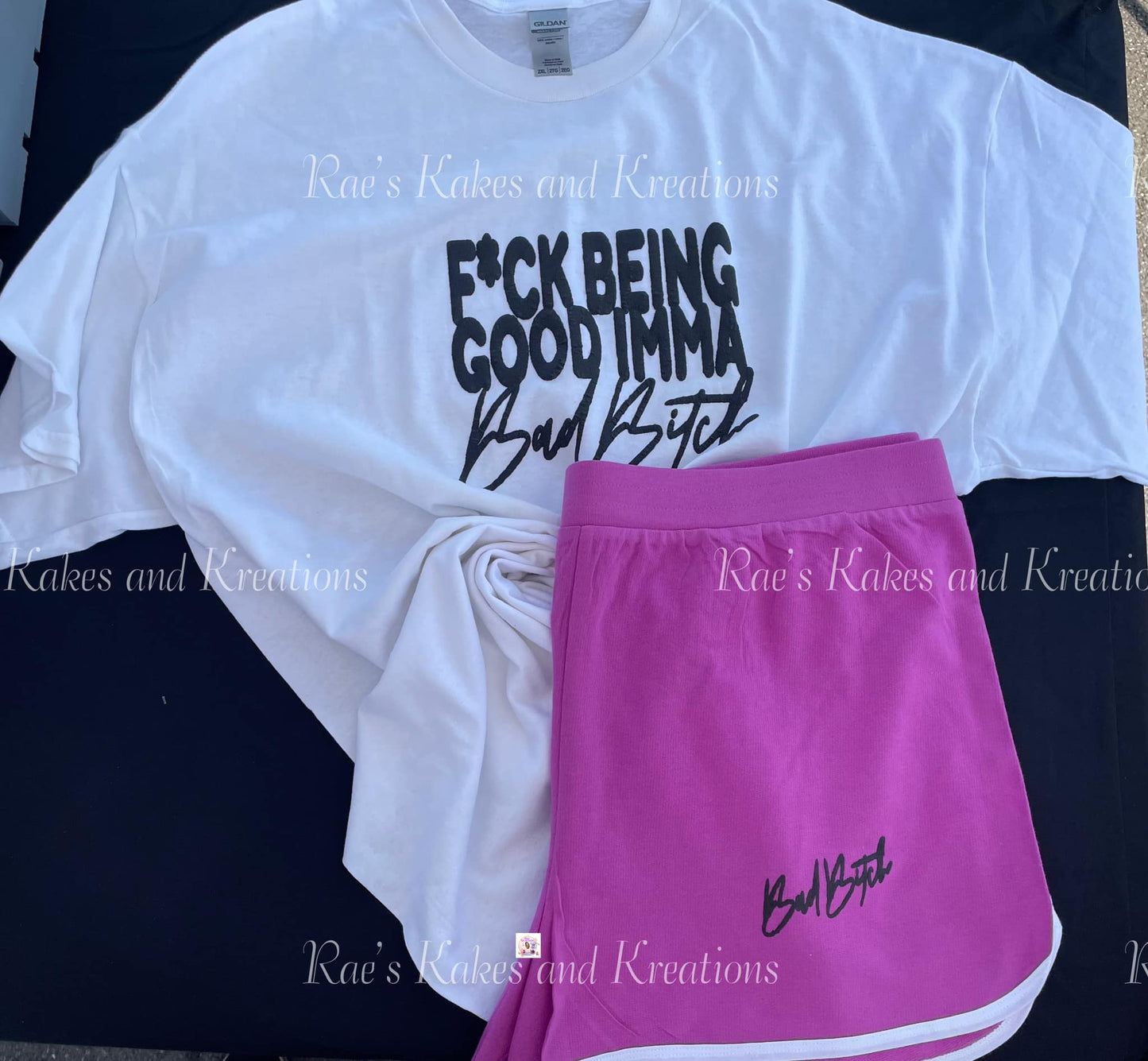 F*ck Being Good Imma Bad Bitch Short Set