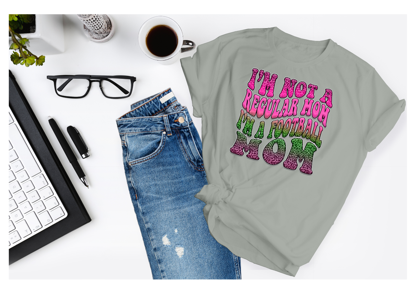 I'm Not A Regular Mom, I'm a Football Mom T Shirt