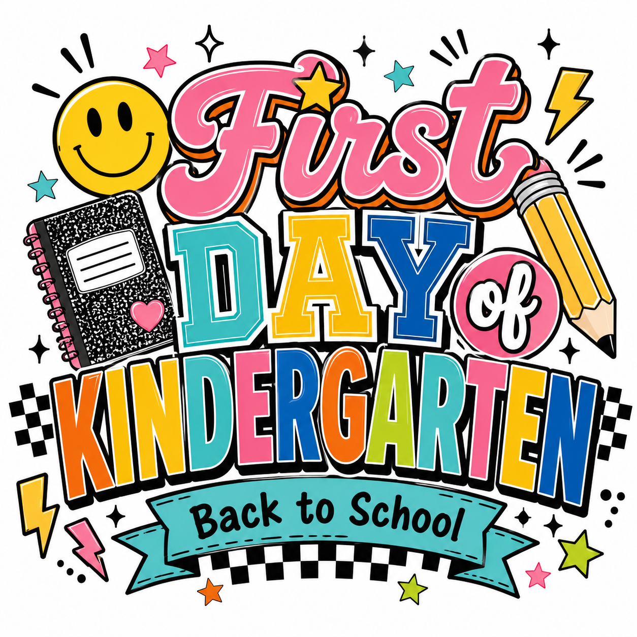 Back to School First Day T-Shirts (Pre-K – High School)