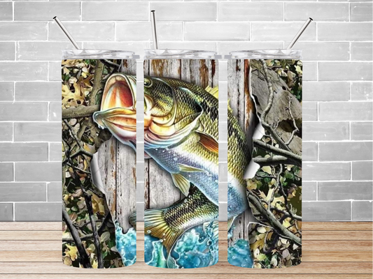 20 oz. Fish Tumbler