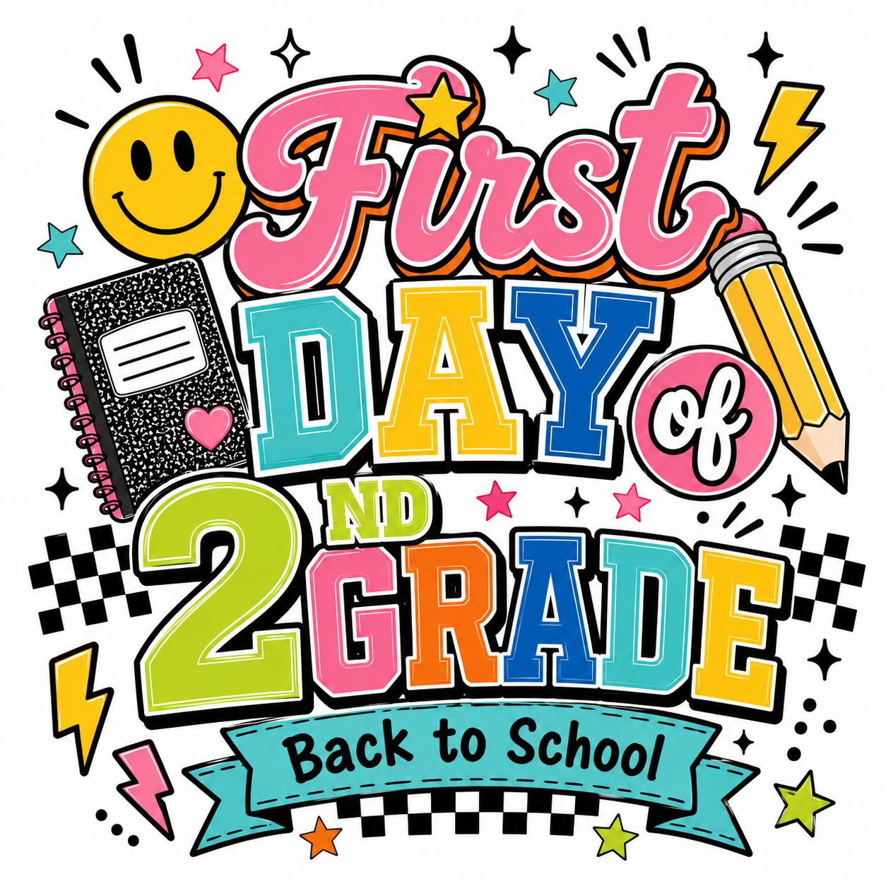 Back to School First Day T-Shirts (Pre-K – High School)