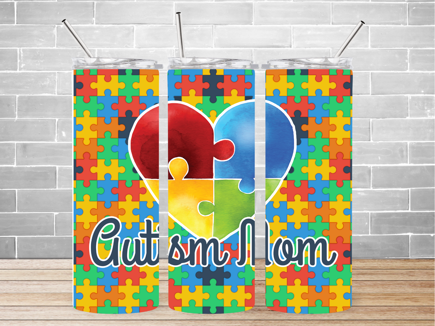 20 oz. Autism Mom Tumbler