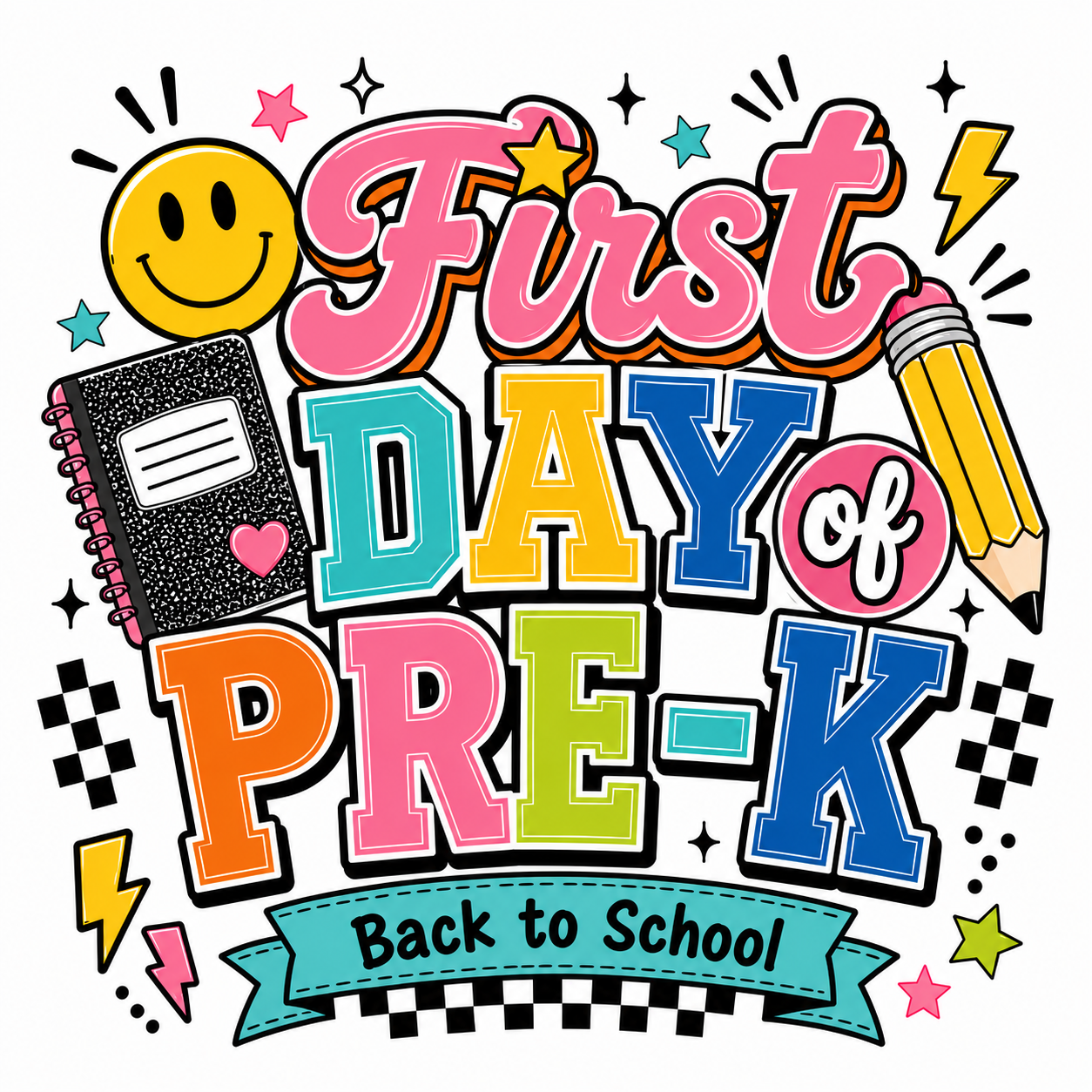 Back to School First Day T-Shirts (Pre-K – High School)