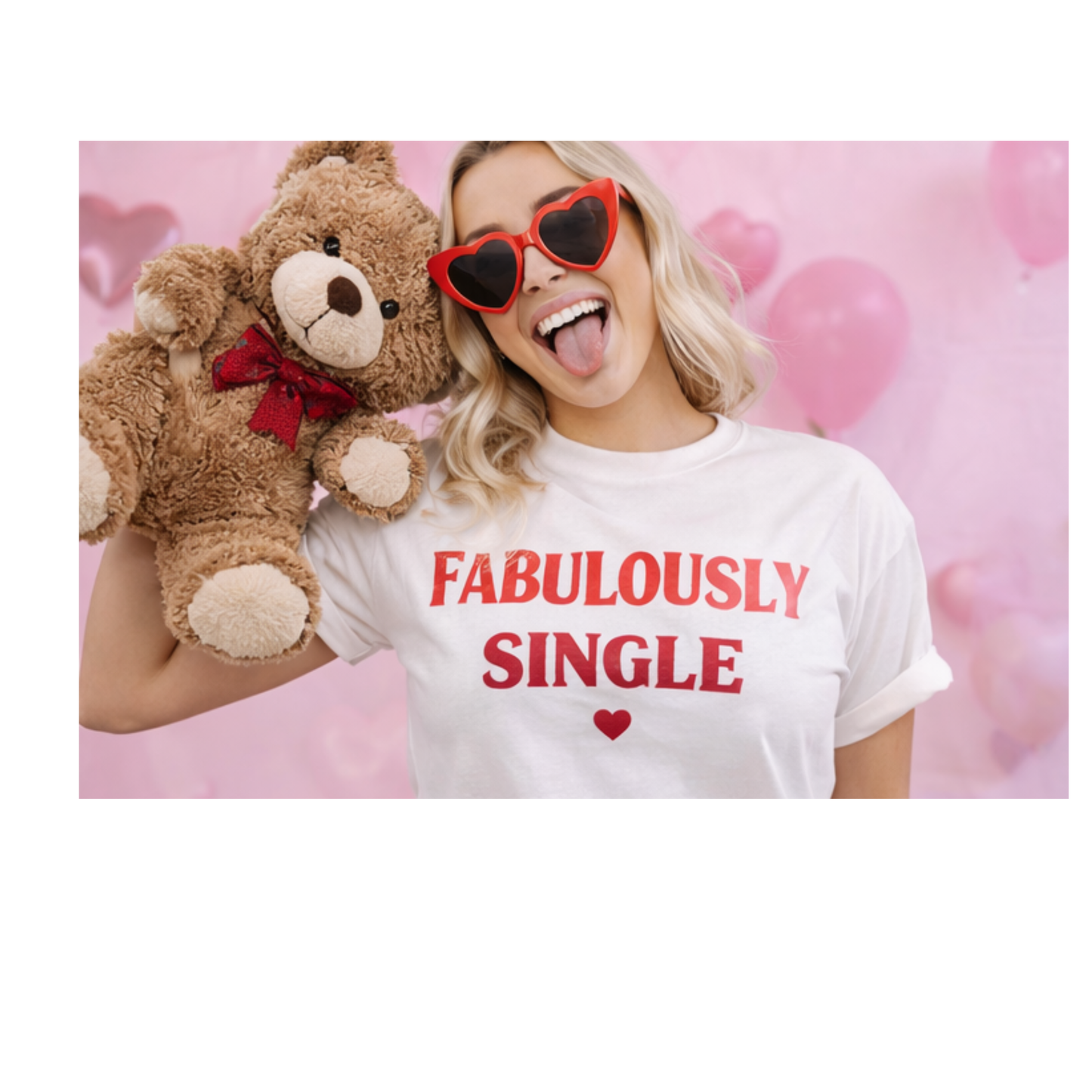 Fabulously Single, Valentines T-shirt