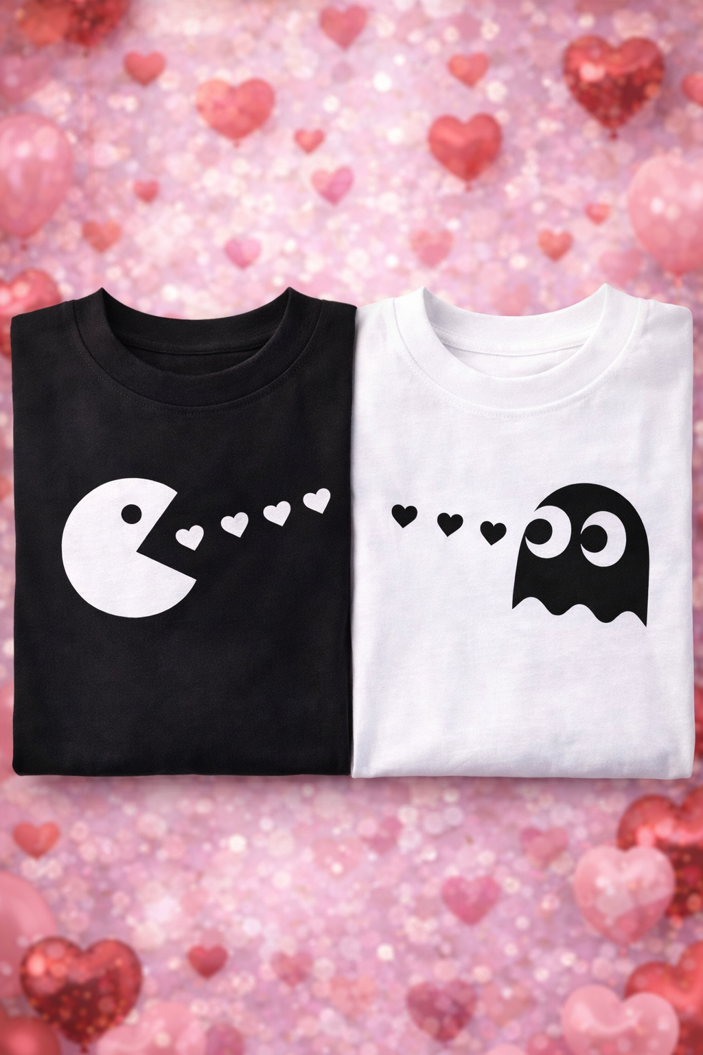Mr. And Mrs. Pacman Theme Tshirt