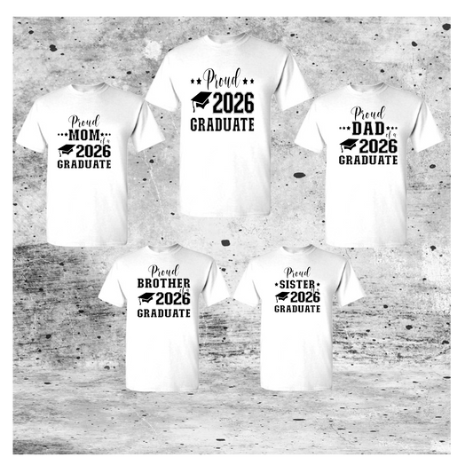 Proud Family Graduation T-shirt 2026