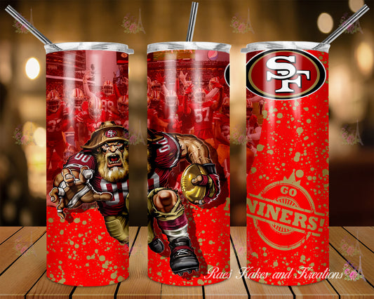 20 oz. Sport Team Theme Tumbler
