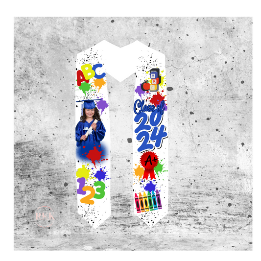 Kids Graduation Stole ,Class of 2024