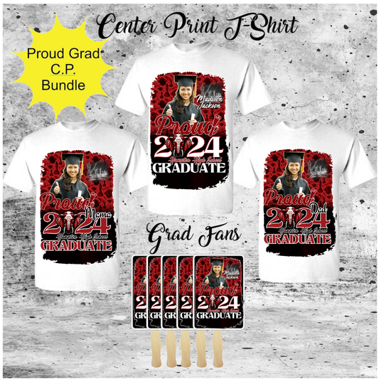 Proud Grad, Mom, Dad, etc. Bundle T- Shirt